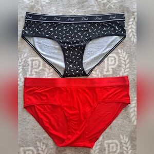 PINK panties bundle (L) NEW